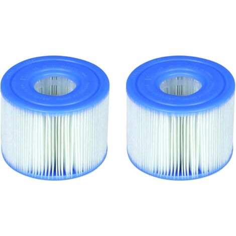 Das Intex 29001E-Kit enthält 2 einfach zu installierende PureSpa Type S1-Poolkartuschen für insgesamt 2 Filter.