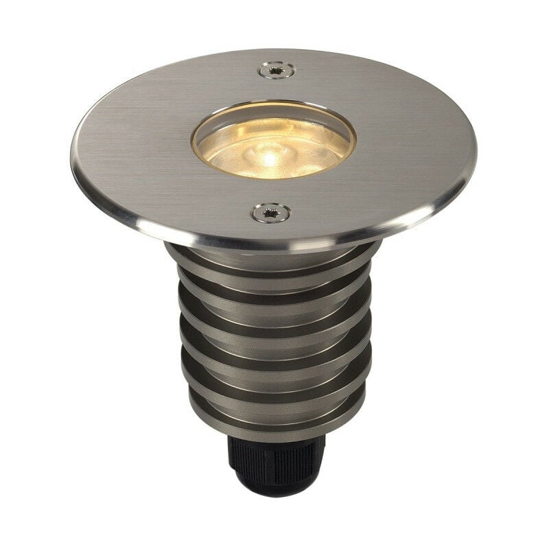 Dasar 920 encastré rond led 230V collerette inox 316 5,5W 3000K IP67 (233520)