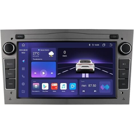 Dash audio stereo doppio Din da 7 pollici per Opel Vauxhall Corsa Vectra Astra Supporto navigazione GPS Bluetooth/Apple Carplay e Android Auto/USB SD WiFi Ingresso telecamera di guida