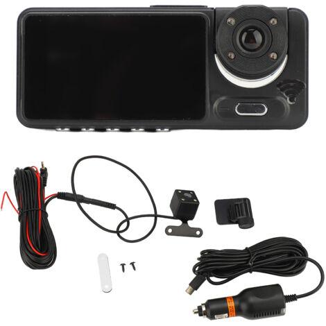 Dash Cam anteriore posteriore interna da 2 pollici Wireless 1080P HD 170° Telecamera per cruscotto per auto grandangolare a tre canali con visione notturna