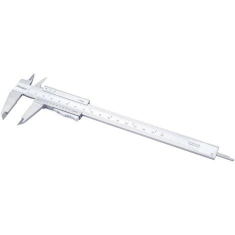 Dasqua 1801-0810 Pied à coulisse monobloc avec pince pour pouce 150 mm acier inoxydable 1 pc(s)