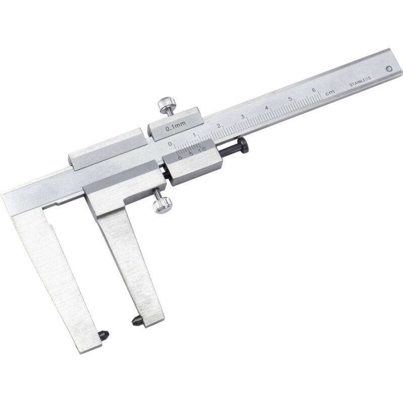 PCE - Dasqua 2240-0040 Pied à coulisse pour disques de frein 60 mm acier inoxydable 1 pc(s) R686392