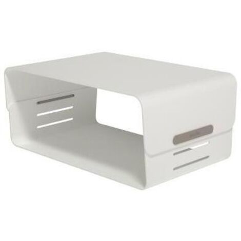 DATAFLEX Monitorständer Dataflex Addit Bento® 38,1 x 11-16 x 26 cm (B x H x T) 20kg höhenverstellbarStahl pulverbeschichtet weiß matt