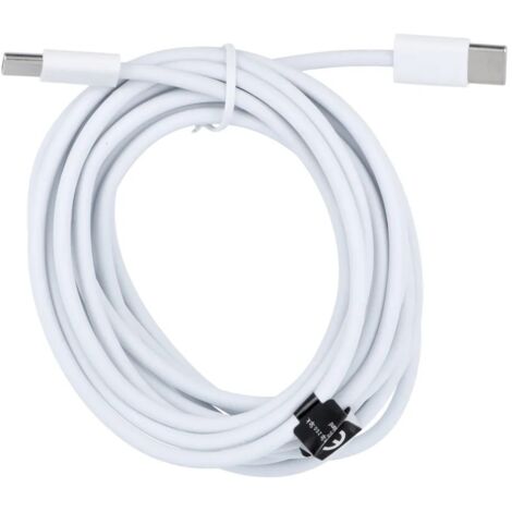 Datenkabel/Ladekabel Typ C auf Typ C - 3.0 PD 30W Ladekabel in Weiß 3m