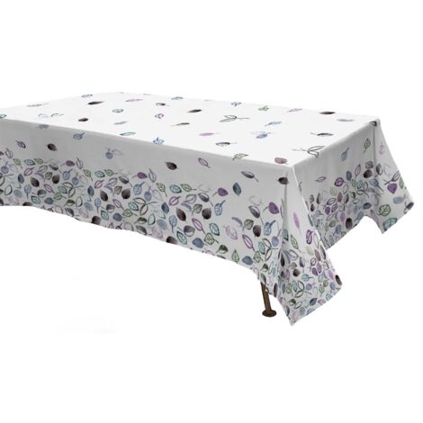 Datex - TV8-150, tovaglia con stampa digitale Panama, 150 x 150 cm, bianca