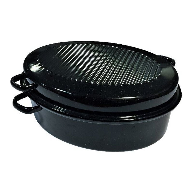 daubière in acciaio smaltato 34cm nero - k32711034 - kochstar