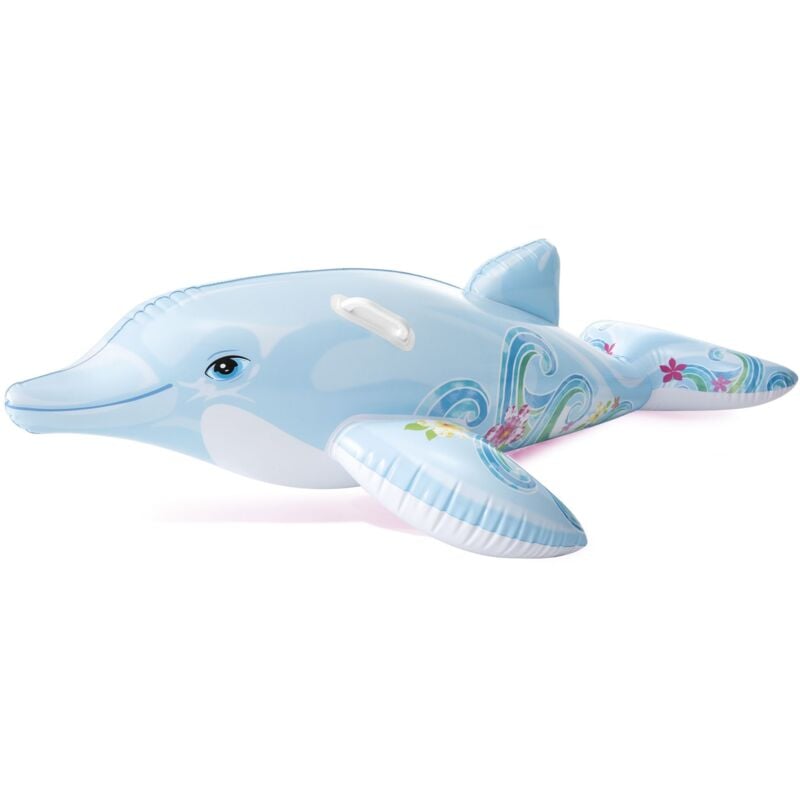 Intex - Bouée gonflable dauphin à chevaucher pour piscine