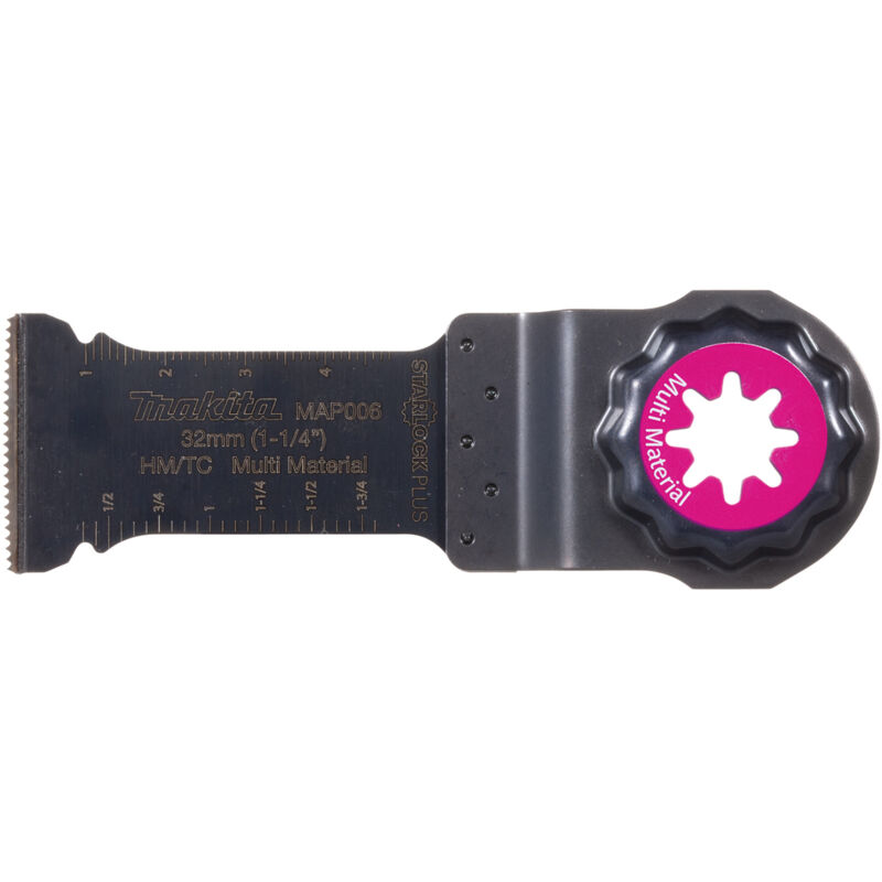 Makita B-66379 Lama Affondamento Starlock Plus 32x50mm 20TPI TC/HM Multimateriali