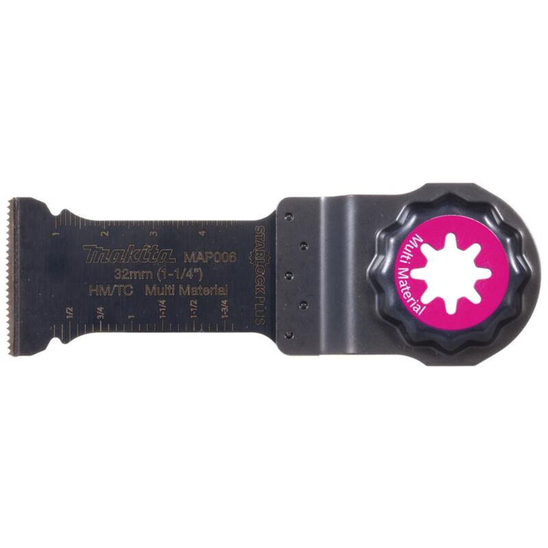 Lama Makita per taglio a tuffo, 32 mm Starlock Plus - 20 TPI - TCT - MAP006 - Multi Materiale