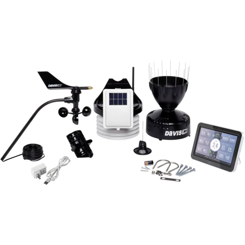 Davis Instruments VANTAGE PRO2 with console - EU 6252EU Station météo radiopilotée Nombre de capteurs max. 80