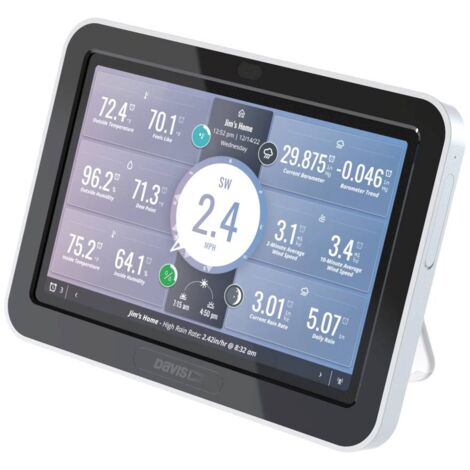 Davis Instruments Weatherlink Touch Console 6313EU Station météo radiopilotée Nombre de capteurs max. 80 Q521203