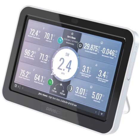 Davis Instruments Weatherlink Touch Console 6313EU Stazione meteo digitale senza fili Numero di sensori max. 80
