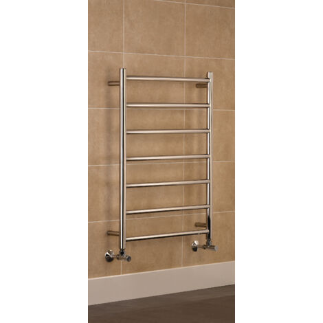 Davos Stainless Steel Towel Rail 500 x 800mm Bathroom Towel Radiator
