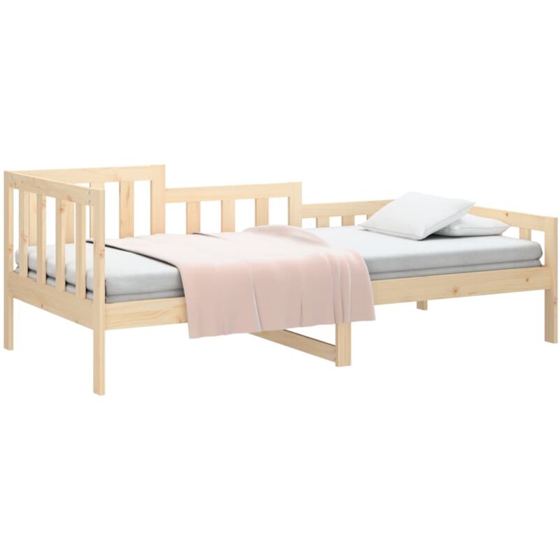 Day Bed Without Mattress 90x190 Cm Single Solid Wood Pine Vidaxl