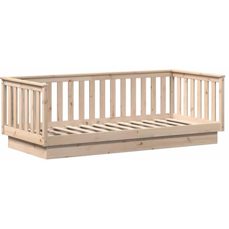 Day Bed Without Mattress 90x200 Cm Solid Wood Pine Vidaxl