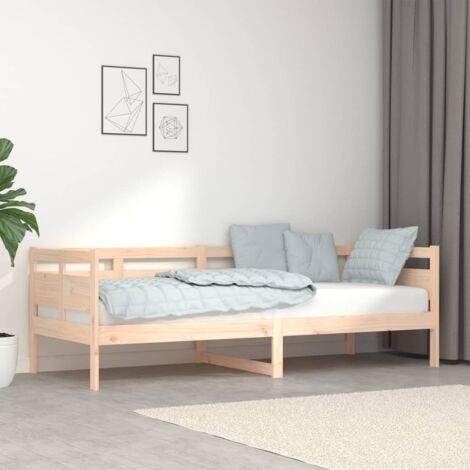 Day Bed without Mattress Solid Wood Pine 80x200 cm vidaXL
