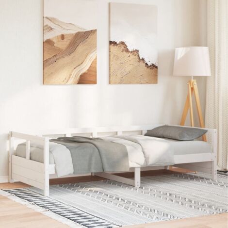Daybed without Mattress White 80x200 cm Solid Wood Pine vidaXL