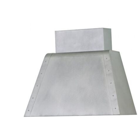 DAYTONA Dunstabzugshaube aus silbernem Edelstahl 80 cm