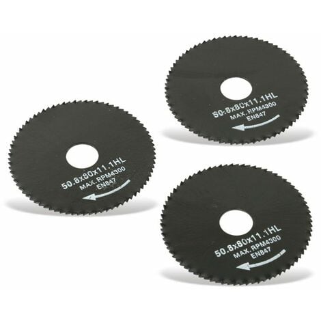 DAYTOOLS Mini-Sägeblätter SB-50.8-3, 50,8 mm, 3-teilig