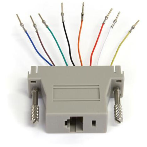 DB25 TO RJ45 MODULAR ADAPTER  M/F