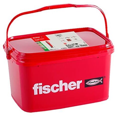D�bel Fischer Duopower 6 x 30 in Nylon con espansione, ancoraggio universale per pareti cave e solide, confezione da 1 pezzo