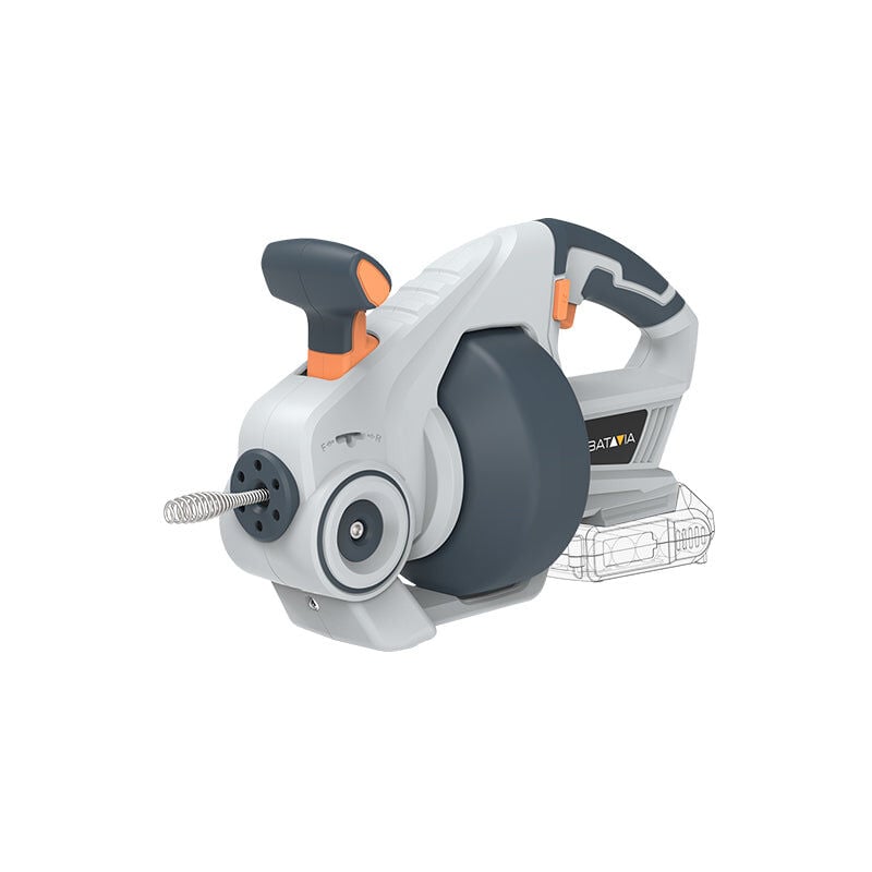 Déboucheur de canalisation 18V sans fil 6.80 m Batavia Maxxpack - Batterie 4.0 Ah et chargeur 2.4 Ah inclus