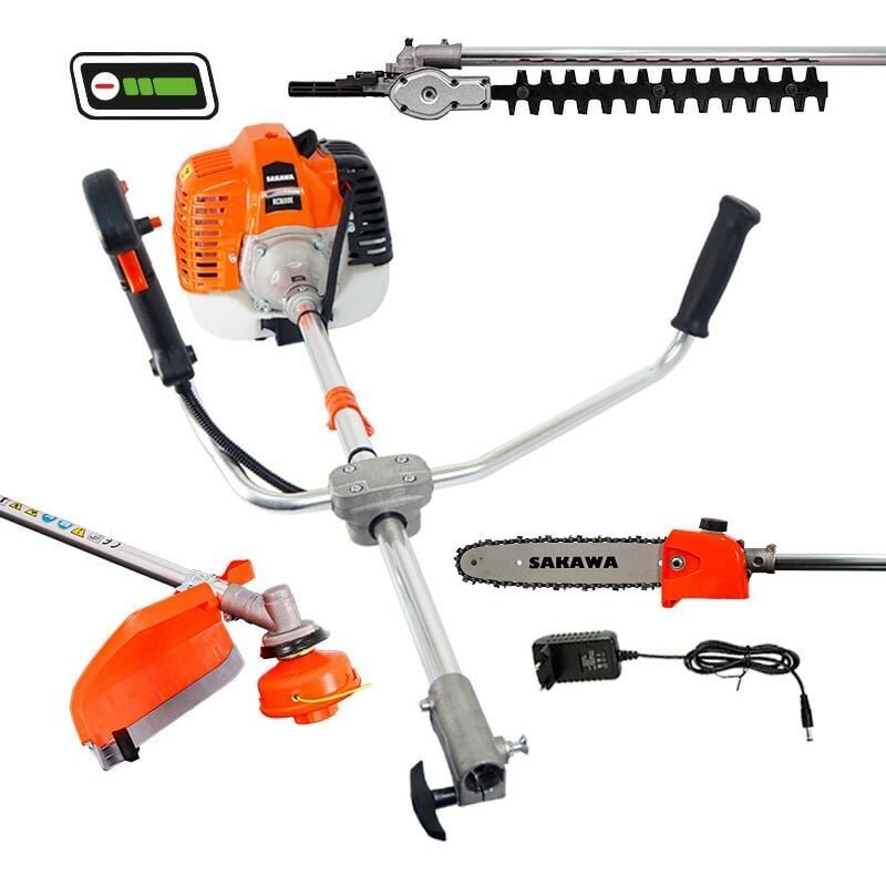Sakawa - Débroussailleuse Démarrage électrique 52,7cc Accessoires