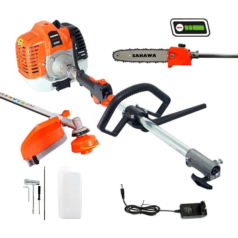 Débroussailleuse Démarrage électrique Elagueuse sur perche 52,7cc