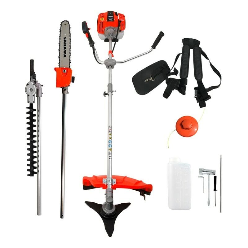 Débroussailleuse multi-accessoires à guidon 58cc