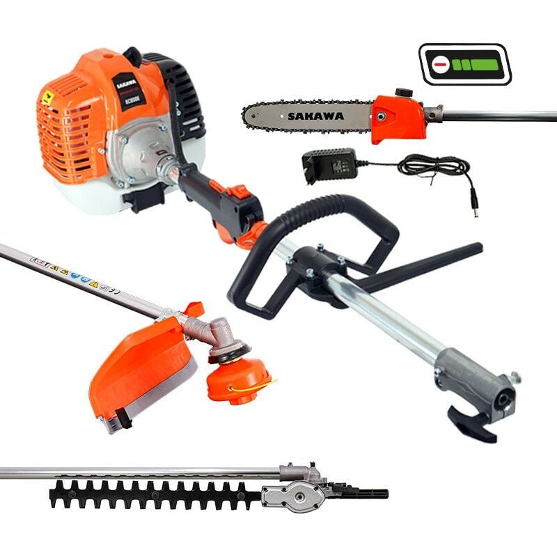 Débroussailleuse Multiaccessoires Batterie de Démarrage Semi-professionnel