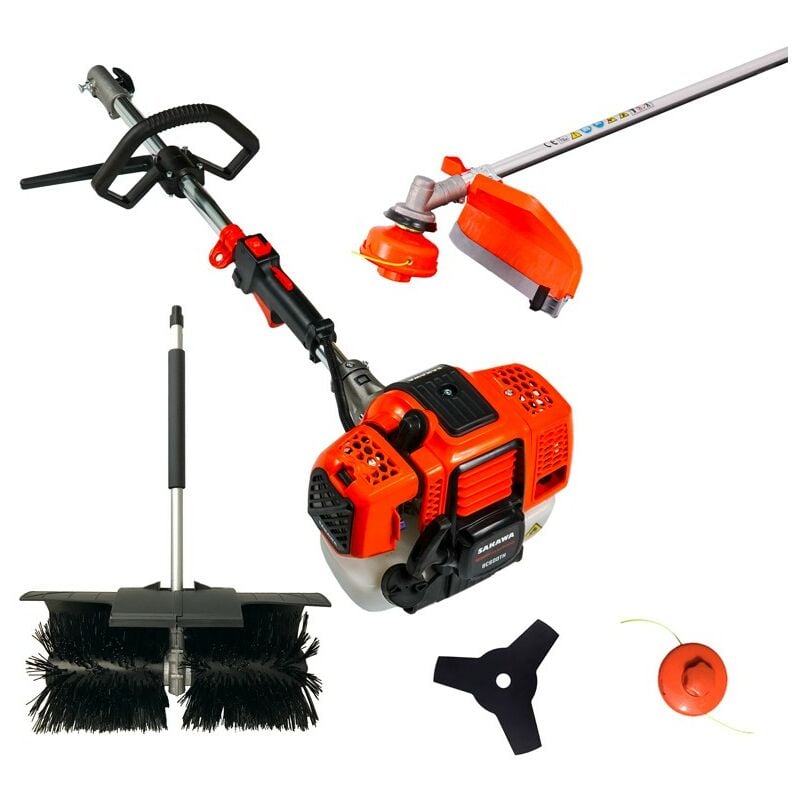 Débroussailleuse multifonction Balayeuse à gazon 48cc