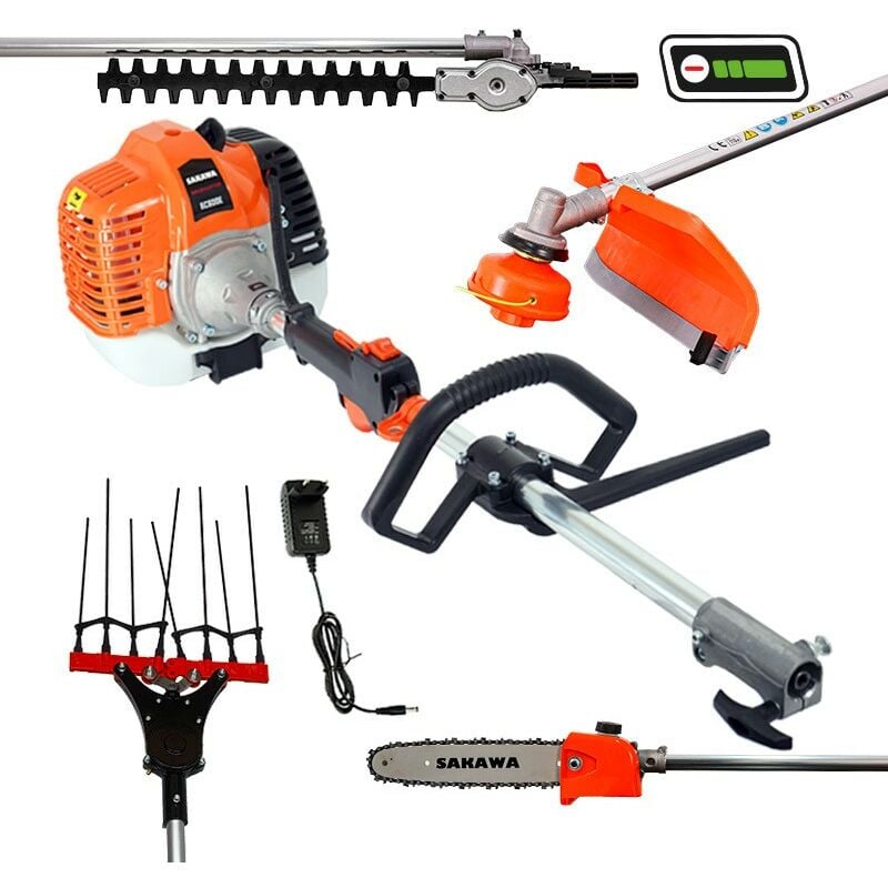 Débroussailleuse multifonctions Accessoires Démarrage électrique 52,7cc