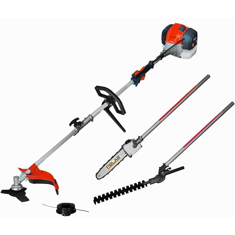 Débroussailleuse thermique 4 en 1 kraftroyal Taille-haie 2T 43cc 1.7CV