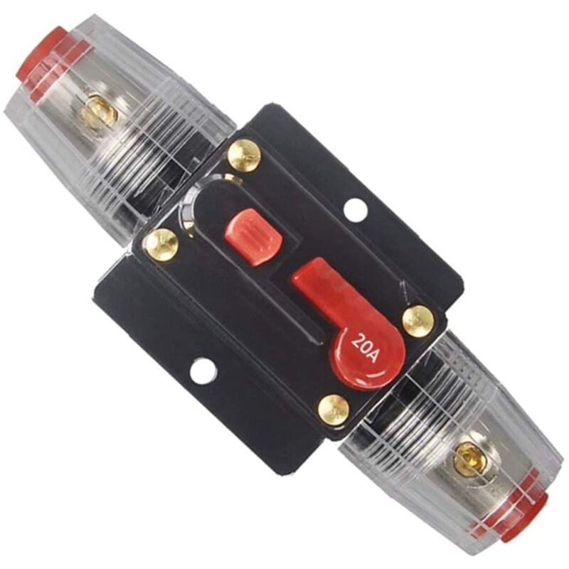 Image of Dc 12V 20A Auto Schutz Audio Inline Leistung Schalter Sicherung Halter (12V 20A)