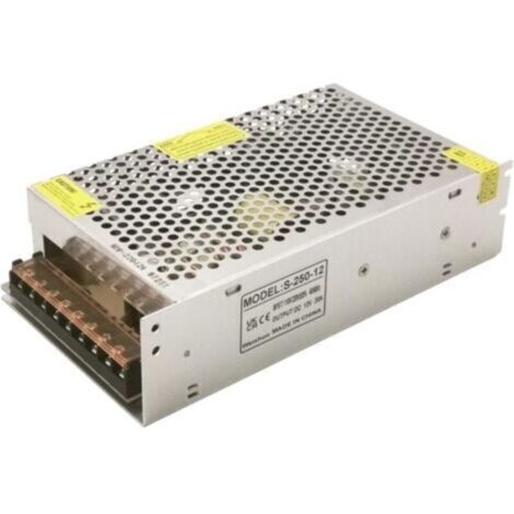DC 12V Alimentation à Découpage AC 110V / 220V à DC 12V 20A 240W Transformateur pour CCTV, Lumières LED