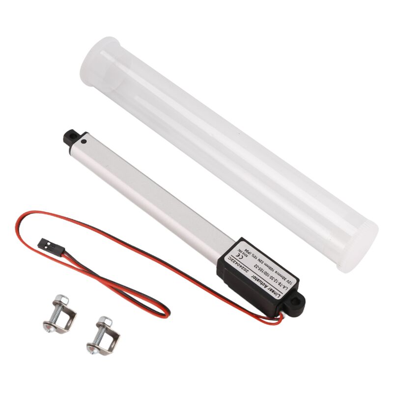Image of Dc 12V IP54 Mini-Linearantrieb 100 mm Hub elektrisch 30 mm/S Geschwindigkeit
