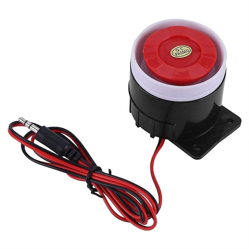 Dc 12V Mini Home Alarm Siren Security Siren Alarm System 110dB