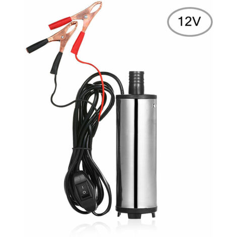 Dc 12V Pompe Submersible Pour Le Pompage De L'Eau Gasoil 51Mm Huile Eau Diesel Pompe De Transfert De Carburant Ravitaillement