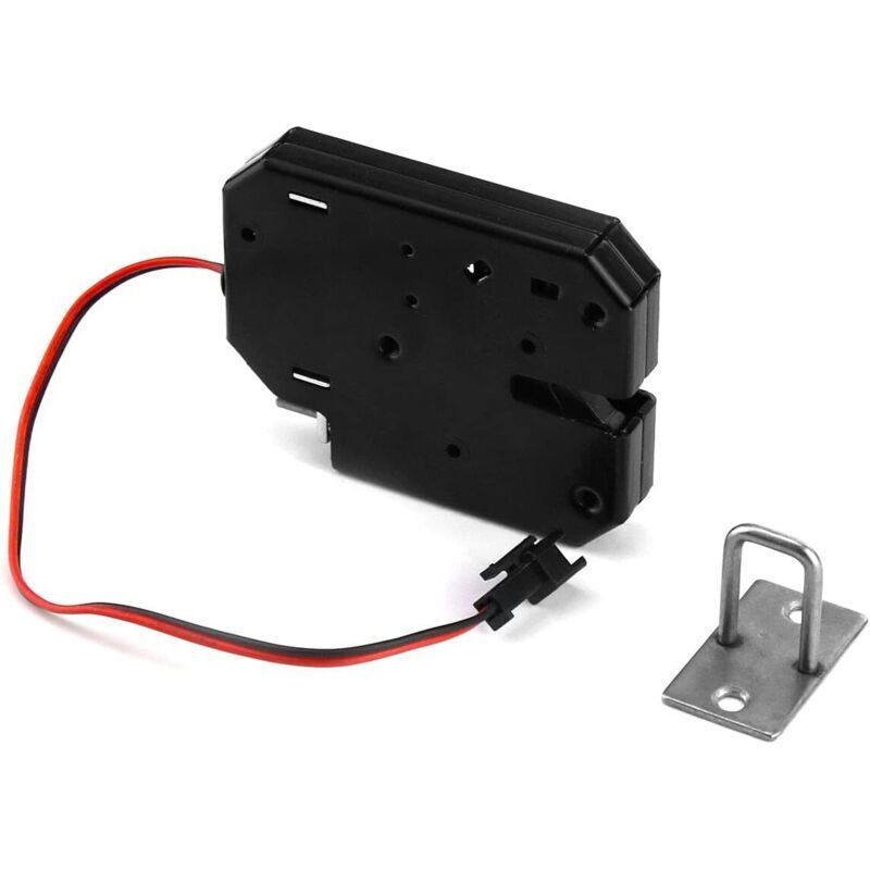DC 12V Serrure électrique Serrure électronique d'armoire pour système de contrôle d'accès de porte de tiroir d'armoire (sans interrupteur de