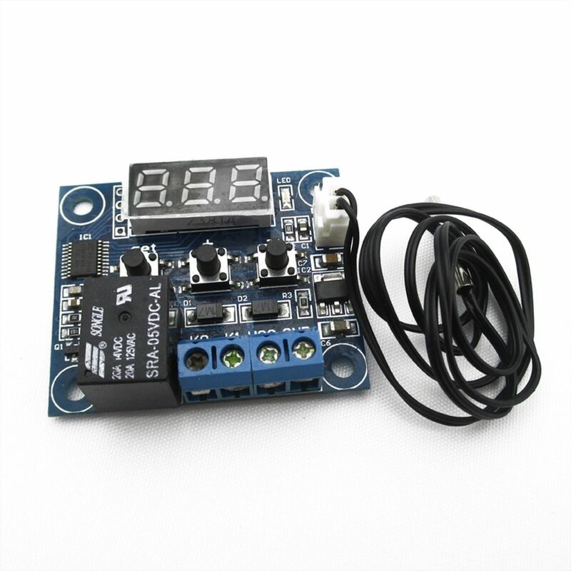 

DC 12V W1209 Mini controlador de temperatura -50º a 110°C sonda sumergible con rele incorporado