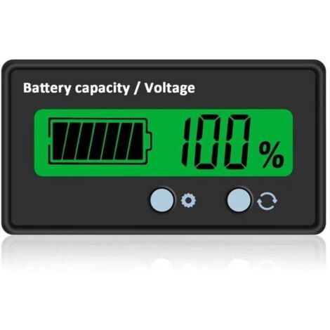 DC-Batteriemessgerät, digitaler Batteriespannungs-Kapazitätsprozentsatz-Monitortester DC 8-63 V Batterieleser