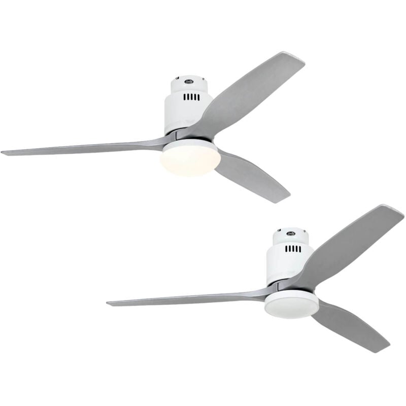 Dc Ceiling Fan Aerodynamix Eco 132 wh / Silver