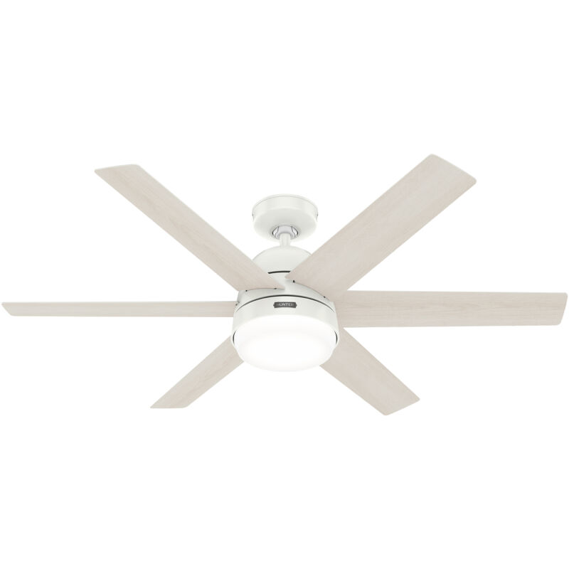 Image of Dc Ceiling Fan Arete White with&hellip;