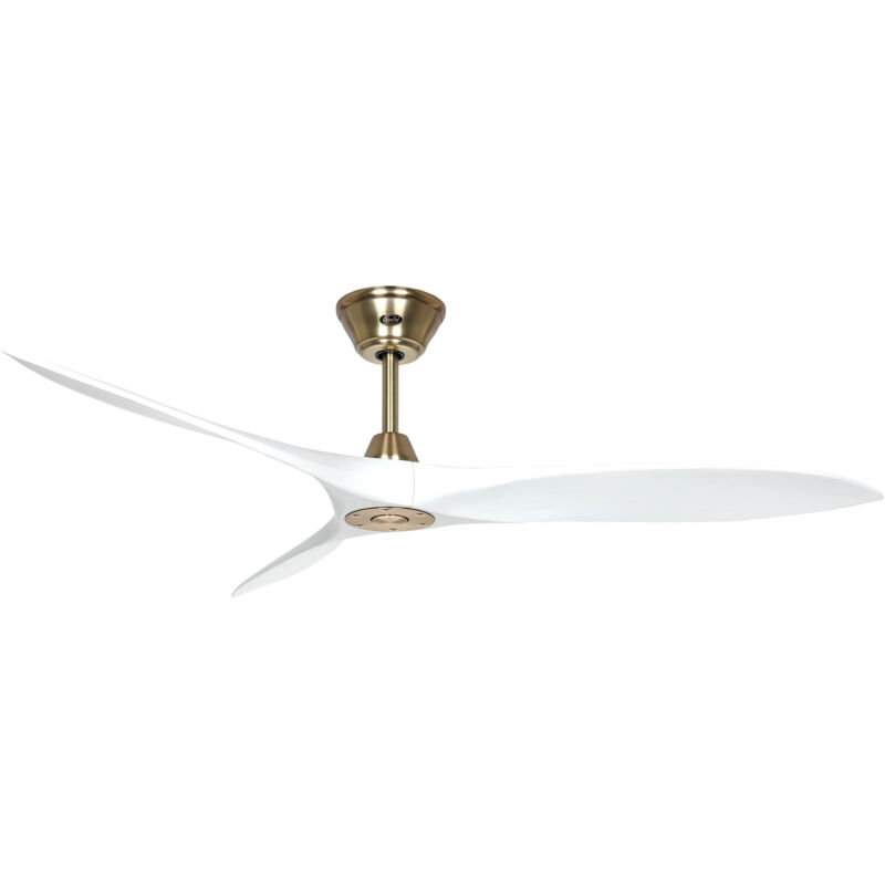 Casafan - dc Ceiling Fan Eco Airscrew Brass / White