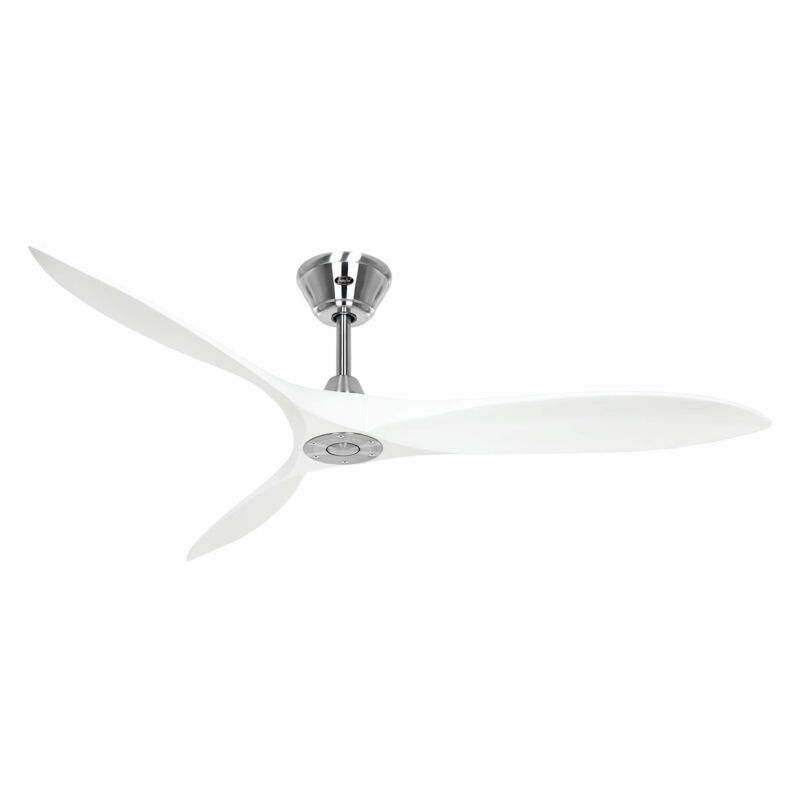 Casafan - dc Ceiling Fan Eco Airscrew Chrome / White