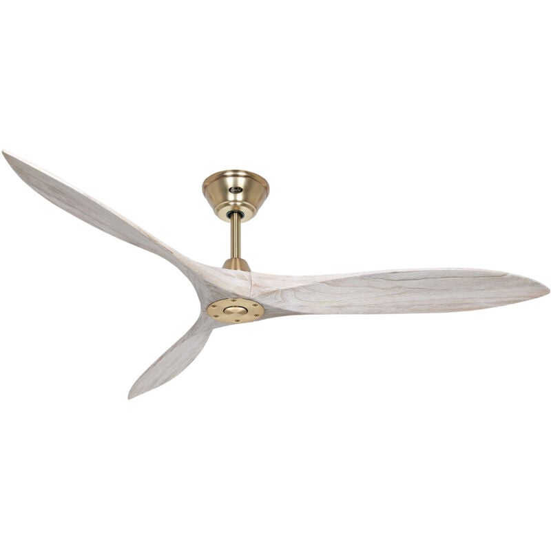 Casafan - dc Ceiling Fan Eco Airscrew Brass / Brushed White