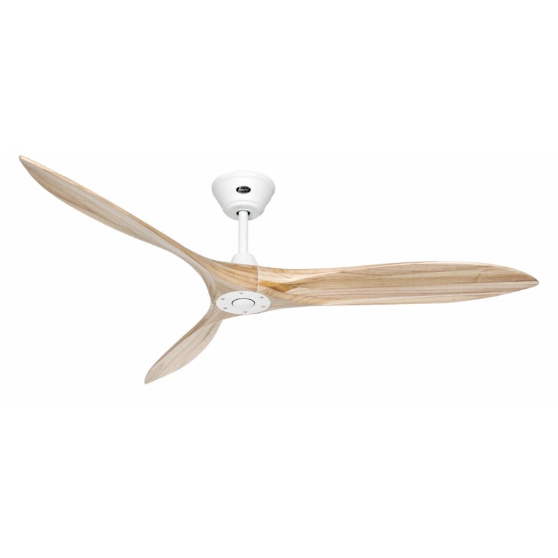 Casafan - dc Ceiling Fan Eco Airscrew White / Natural Wood