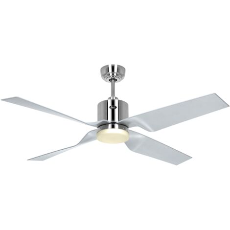 DC Ceiling Fan Eco Dynamix II-Z WiFi Chrome with LED