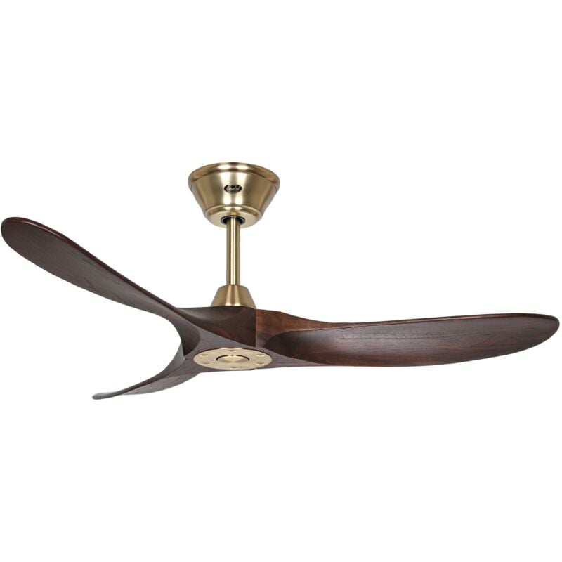 Casafan - dc Ceiling Fan Eco Genuino Brass / Walnut 122