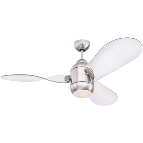 DC ceiling fan Josef with LED light and remote control